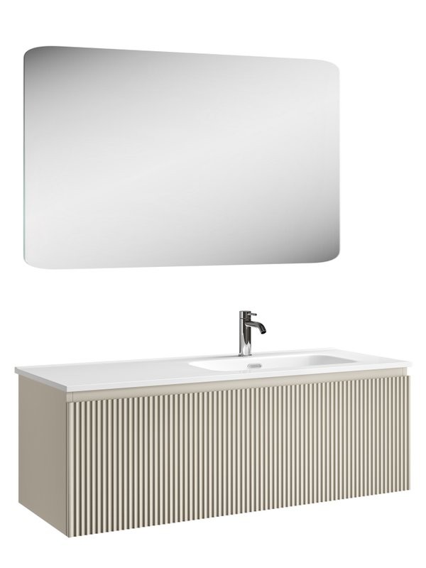 Мебель для ванной комнаты Sancos Snob R 1.0 120, R beige soft