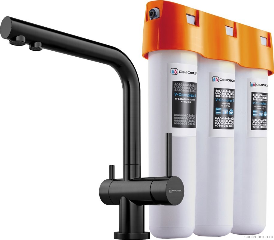 Смеситель для кухни Omoikiri Nagano PVD-GM 4179.8028 с фильтром