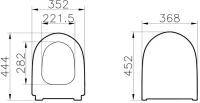 Комплект VitrA Sento L-Box 9830B003-7207 Комплект VitrA Sento L-Box 9830B003-7207