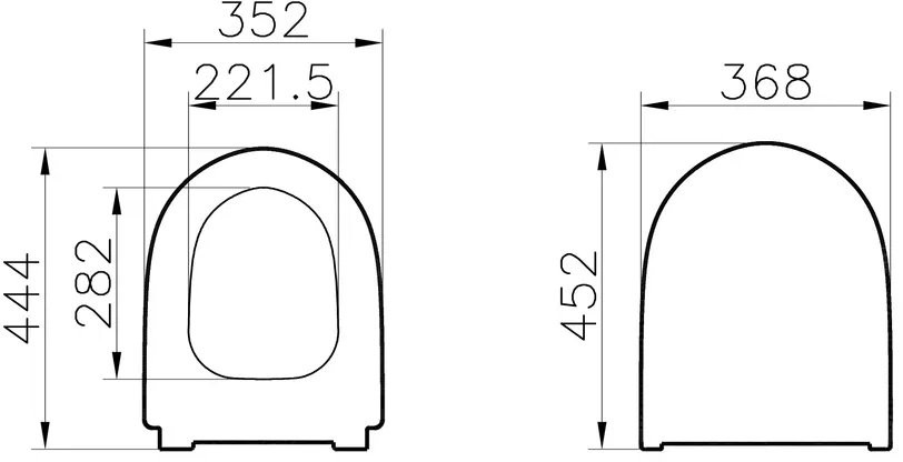 Комплект VitrA Sento L-Box 9830B003-7207