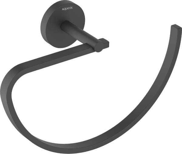 Полотенцедержатель AQUATEK Бетта AQ4621MB матовый черный