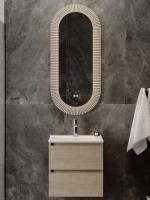 Тумба под раковину без столешницы Teymi Laina 50 светлый дуб