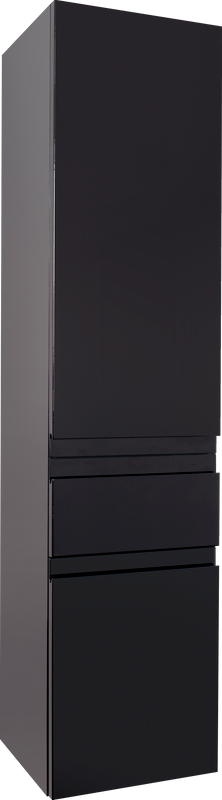 Шкаф пенал для ванной Jacob Delafon Madeleine EB2069D-J53 R черный матовый