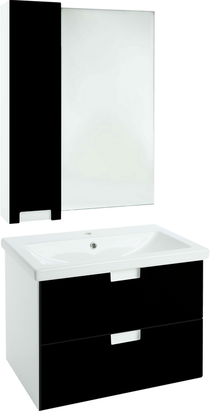 Мебель для ванной комнаты Bellezza Пегас 60 подвесная, черная