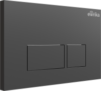 Комплект Унитаз подвесной VitrA Shift 7742B003-0075 белый глянцевый + Крышка DIWO Шифт 0405 быстросъемное, с микролифтом + Инсталляция EWRIKA ProLT 0026-2020 + Кнопка 0044 черная матовая