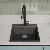 Мойка кухонная Domaci Болонья М-42-007 антрацит Мойка кухонная Domaci Болонья М-42-007 антрацит