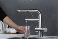 Смеситель для кухни Zorg Sanitary SZR-3216 хром