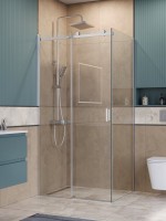 Душевой уголок BelBagno Soft Close-2 AH-1-110/90-C-Cr профиль хром Душевой уголок BelBagno Soft Close-2 AH-1-110/90-C-Cr профиль хром
