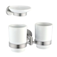 Набор Стакан Allen Brau Priority 6.31003-BN + Мыльница 6.31005-BN