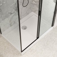 Душевой уголок Ceruttispa Marbella 120B-R 120x80, профиль черный