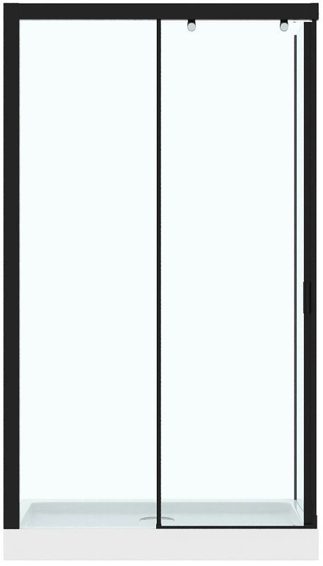 Душевой уголок Ceruttispa Marbella 120B-R 120x80, профиль черный