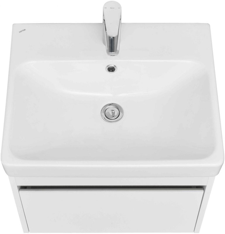 Тумба с раковиной AQUATON Марти 55 ясень шимо