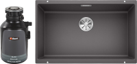 Комплект Мойка Blanco Subline 700-U темная скала + Измельчитель Bort Alligator Комплект Мойка Blanco Subline 700-U темная скала + Измельчитель Bort Alligator