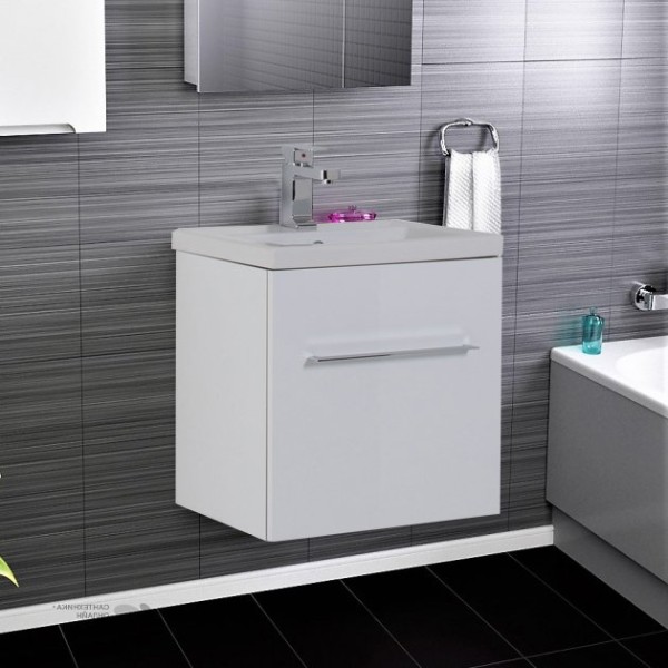 Тумба с раковиной Aquanet Порто Порто 50 белая