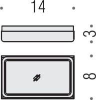 Набор Стакан Colombo Design Over B7041.satin + Мыльница B7040.satin Набор Стакан Colombo Design Over B7041.satin + Мыльница B7040.satin