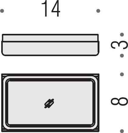 Набор Стакан Colombo Design Over B7041.satin + Мыльница B7040.satin