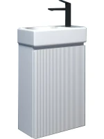 Тумба с раковиной Wellsee WC Area 221801000 40 см, цвет матовый белый Тумба с раковиной Wellsee WC Area 221801000 40 см, цвет матовый белый