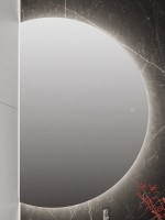 Зеркало CONTINENT Led Jill 80х120 см, сенсорное, с холодной подсветкой