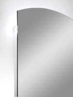 Зеркало CONTINENT Led Jill 80х120 см, сенсорное, с холодной подсветкой