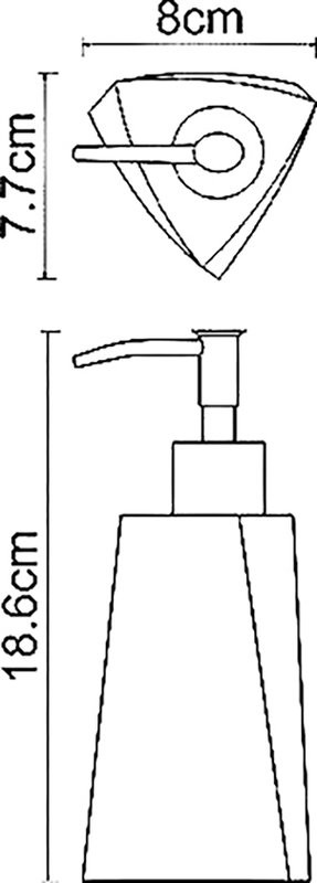 Набор Стакан Wasserkraft Ohre K-37728 + Дозатор K-37799