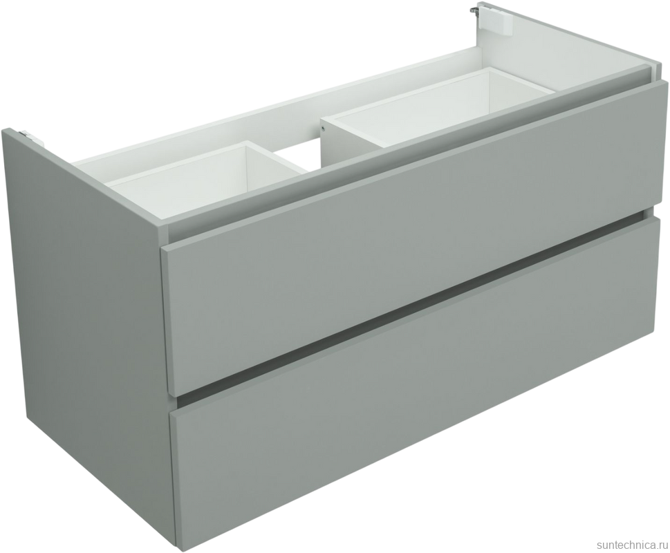 Тумба с раковиной Aquanet Вега 2.0 100 подвесная, мисти грин