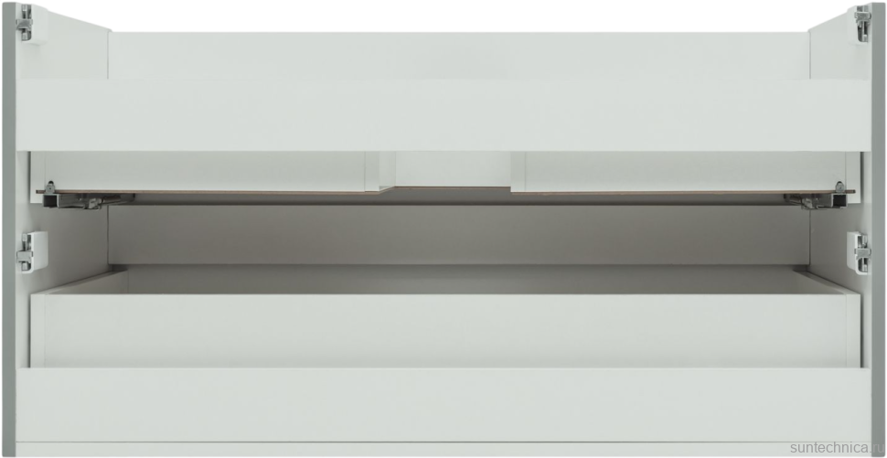 Тумба с раковиной Aquanet Вега 2.0 100 подвесная, мисти грин