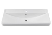 Тумба с раковиной Aquanet Вега 2.0 100 подвесная, мисти грин