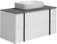 Тумба под раковину без столешницы Allen Brau Reality 120 подвесная, матовый белый