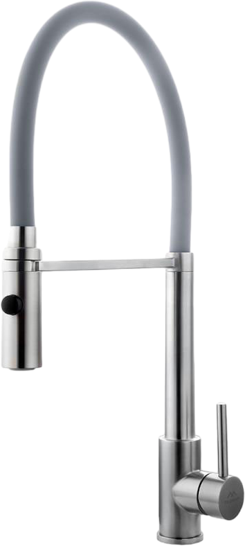 Смеситель для кухни Fashun A54111-12 сатин, серый