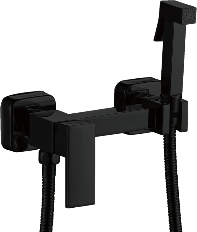 Гигиенический душ Haiba HB13-7 со смесителем, черный