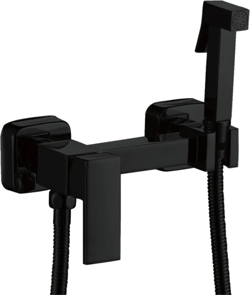 Гигиенический душ Haiba HB13-7 со смесителем, черный