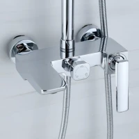 Душевая стойка BOND Cube B02-9400 хром
