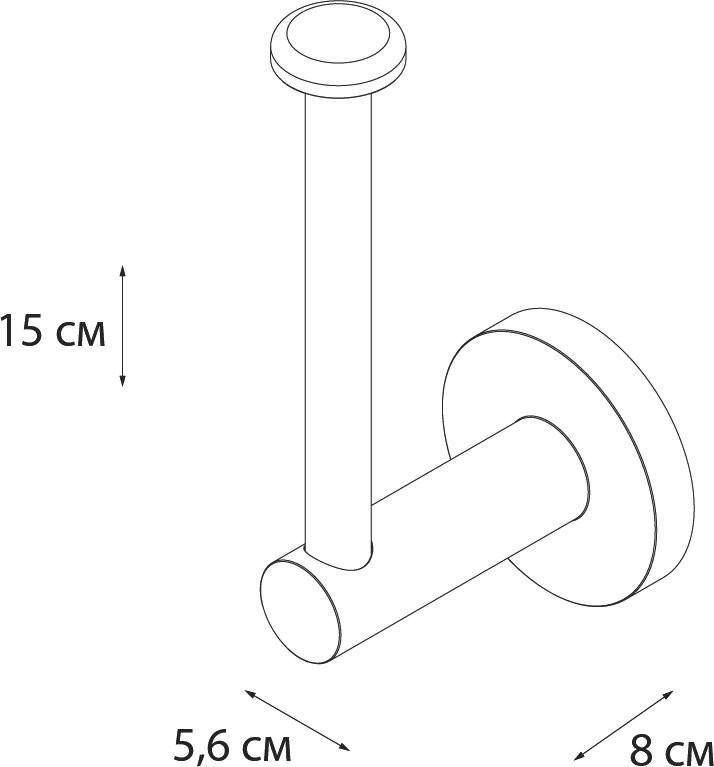Набор Держатель Fixsen Hotel 31010B + Ершик 31013