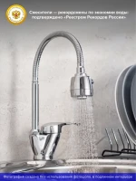 Смеситель для кухни РМС SL50 SL50-016F с гибким изливом, хром