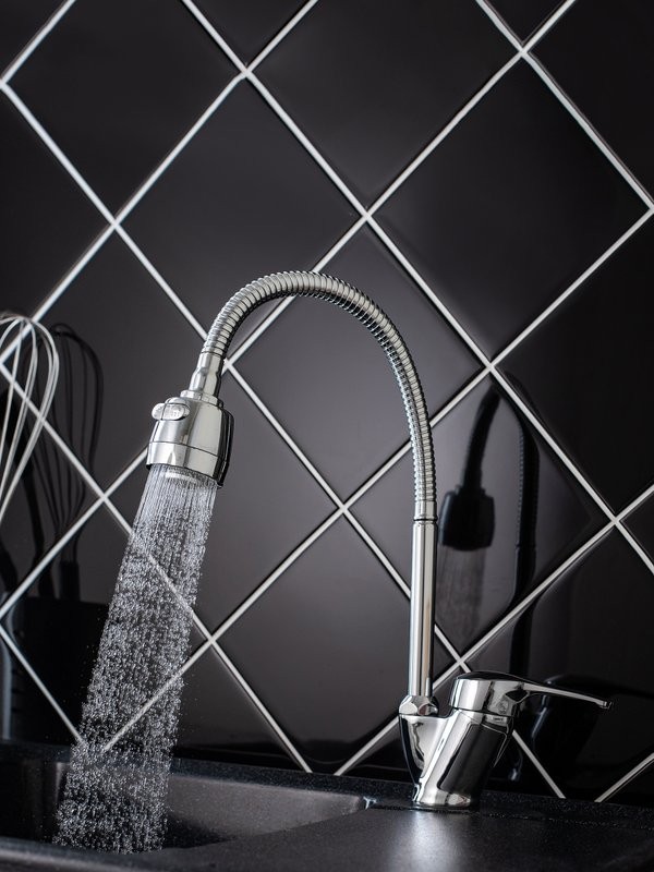 Смеситель для кухни РМС SL50 SL50-016F с гибким изливом, хром