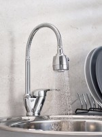 Смеситель для кухни РМС SL50 SL50-016F с гибким изливом, хром Смеситель для кухни РМС SL50 SL50-016F с гибким изливом, хром