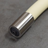 Смеситель для кухни Lemark Comfort LM3075BN-Beige с гибким изливом, никель, бежевый