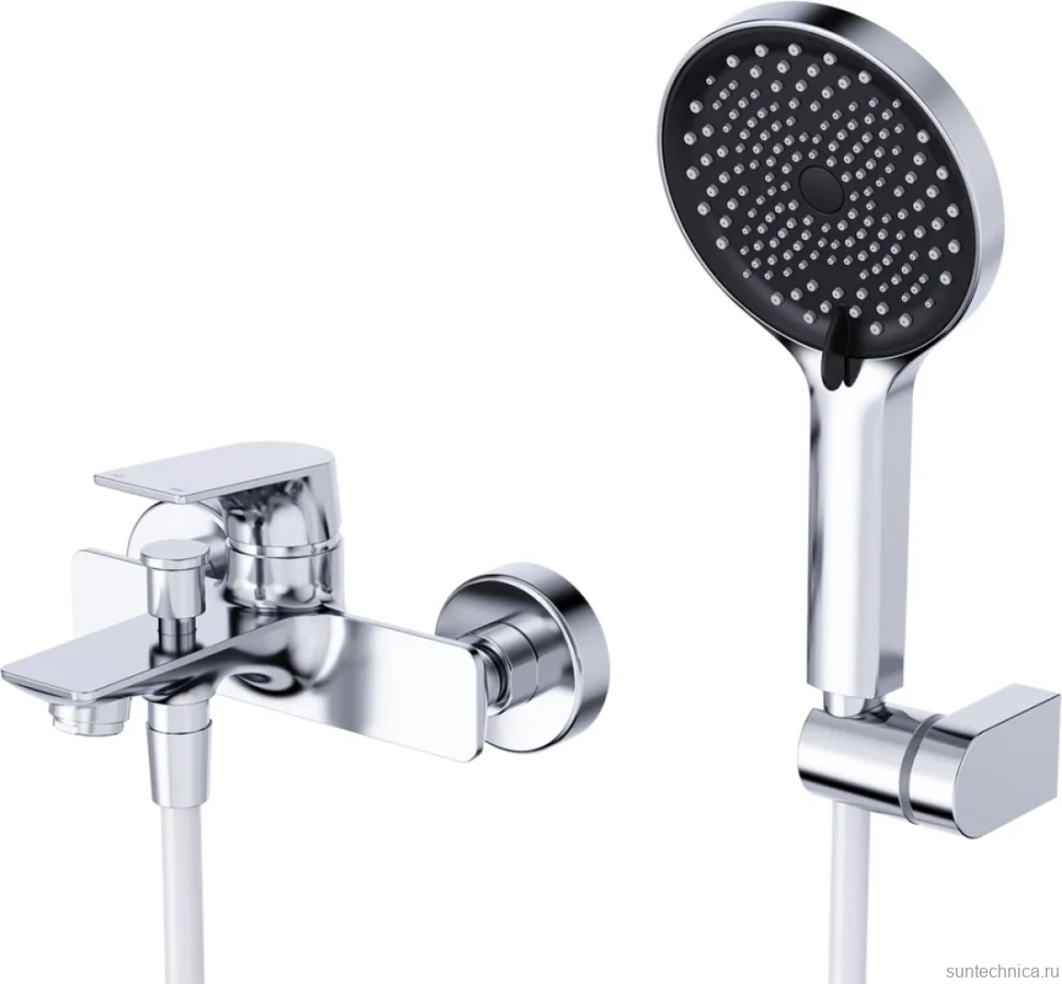Смеситель для ванны с душем BelBagno Marino VASM-CRM хром