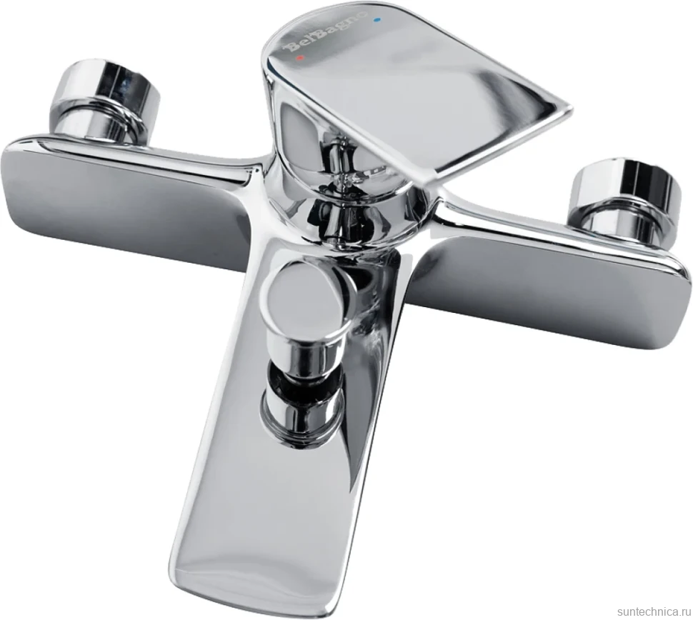 Смеситель для ванны с душем BelBagno Marino VASM-CRM хром