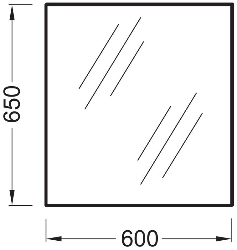 Зеркало Jacob Delafon Ola EB1080-RU 60