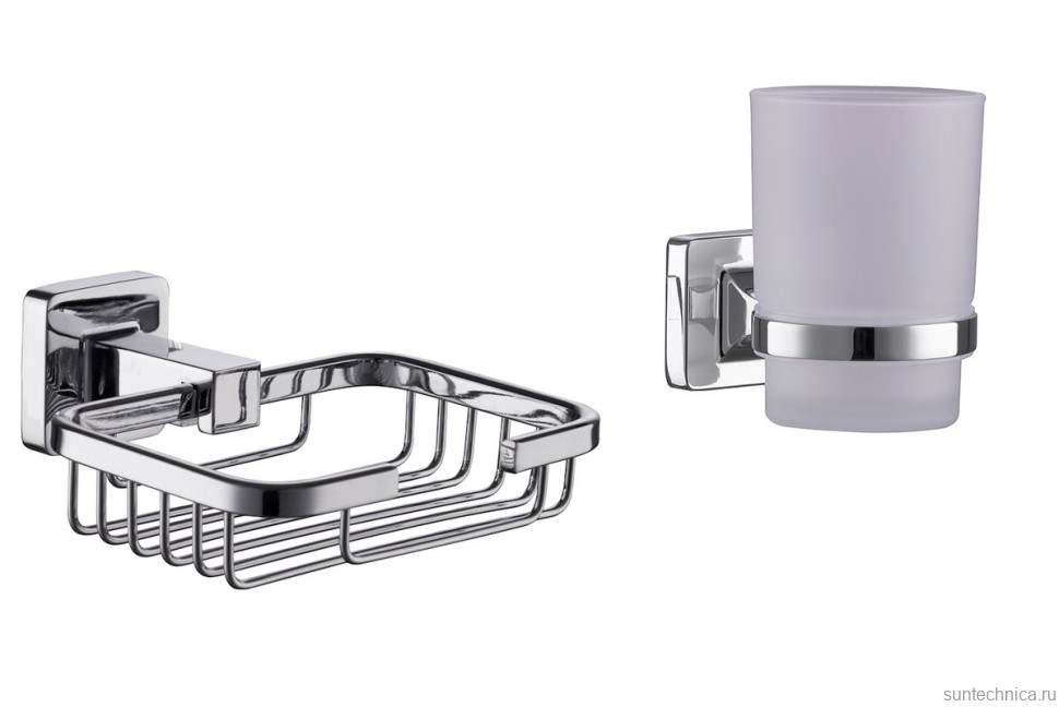 Набор Мыльница Fashun A26 A2602-1 + Стакан A2606