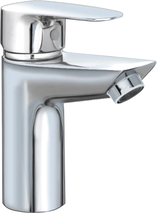 Смеситель для раковины AQUAme Prato AQMP6111 с донным клапаном, хром