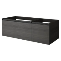 Тумба под раковину без столешницы Armadi Art Quatro 2 120 oak anthracite, профиль anthracite