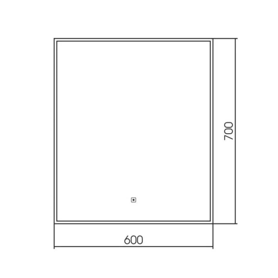 Зеркало в ванную AQUAme 60x70