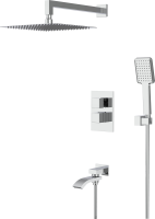 Душевой комплект Gappo G07 G7107-40 С ВНУТРЕННЕЙ ЧАСТЬЮ, хром