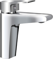 Смеситель для раковины AQUAme Prato AQMP6121 с донным клапаном, хром