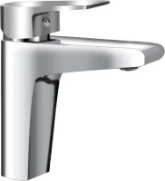 Смеситель для раковины AQUAme Prato AQMP6121 с донным клапаном, хром