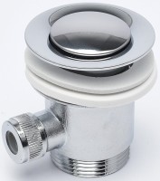 Смеситель для раковины AQUAme Prato AQMP6121 с донным клапаном, хром