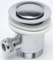 Смеситель для раковины AQUAme Prato AQMP6121 с донным клапаном, хром