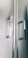 Душевой уголок Royal Bath BK RB 100BK-C-CH с поддоном